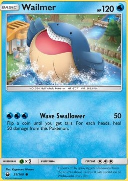 Wailmer - Celestial Storm (Common) [CES-39] Main image
