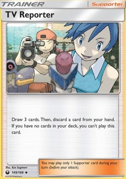 TV Reporter - Celestial Storm (Uncommon) [CES-149] Main image