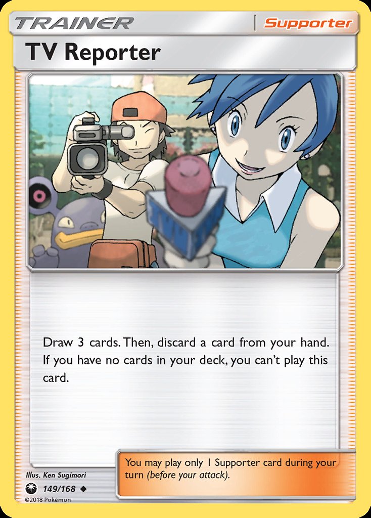 TV Reporter - Celestial Storm (Uncommon) [CES-149] Hoofdafbeelding