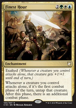 Finest Hour - Commander 2018 (Rare) [C18-180] Immagine principale del prodotto