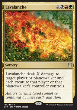 Lavalanche - Commander 2018 (Rare) [C18-184] Immagine principale del prodotto