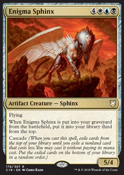 Enigma Sphinx - Commander 2018 (Rare) [C18-178] Hauptbild