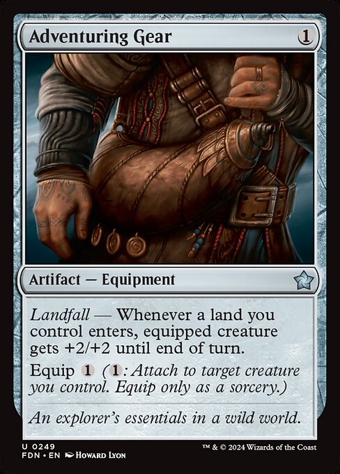 Adventuring Gear – Foundations (FDN-249) Magic: The Gathering kaart