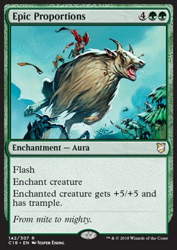 Epic Proportions - Commander 2018 (Rare) [C18-142] Immagine principale del prodotto