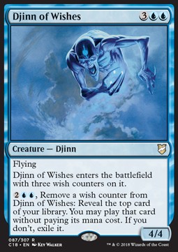 Djinn of Wishes - Commander 2018 (Rare) [C18-87] Hauptbild