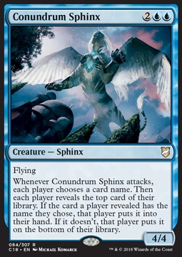 Conundrum Sphinx - Commander 2018 (Rare) [C18-84] Hauptbild