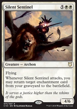 Silent Sentinel - Commander 2018 (Rare) [C18-75] Hauptbild