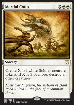 Martial Coup - Commander 2018 (Rare) [C18-69] Immagine principale del prodotto