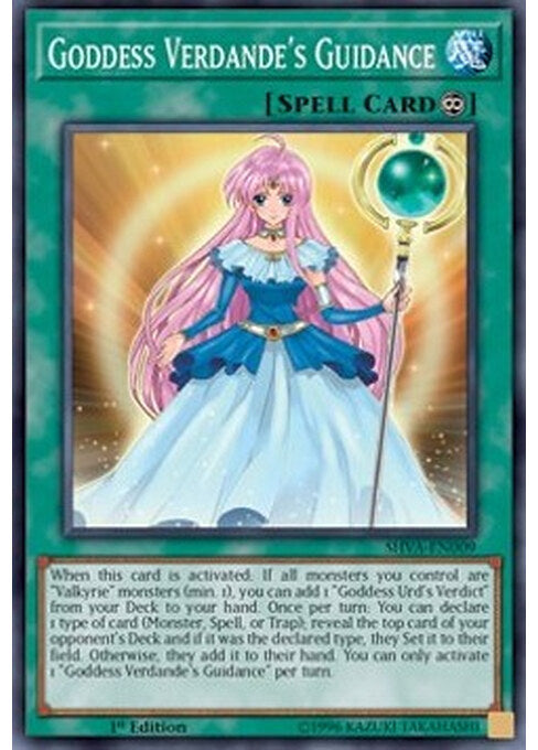 Goddess Verdande's Guidance — Shadows in Valhalla (SHVA-009) Yu-Gi-Oh! card Immagine principale del prodotto