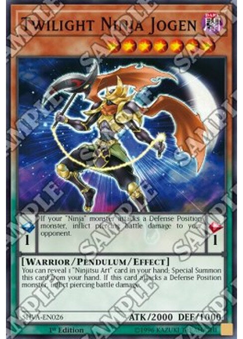 Twilight Ninja Jogen — Shadows in Valhalla (SHVA-026) Yu-Gi-Oh! card Hauptbild