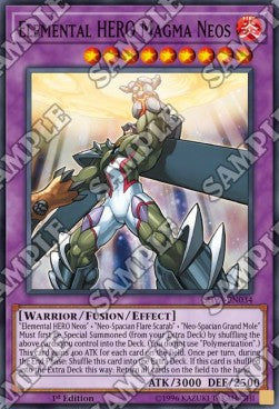Elemental HERO Magma Neos - Shadows in Valhalla (Super Rare) [SHVA-034] Hover Image