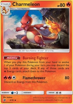 Charmeleon - Dragon Majesty (Uncommon) [DRM-2] Hover Image