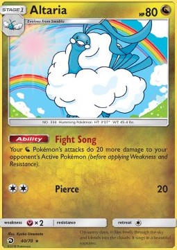 Altaria - Dragon Majesty (Holo Rare) [DRM-40] Hover Image