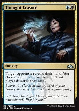Thought Erasure - Guilds of Ravnica (Uncommon) [GRN-206] Immagine principale del prodotto