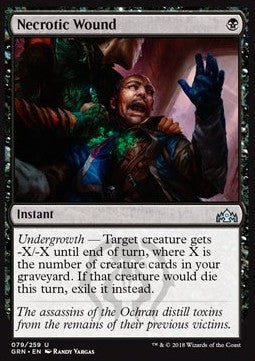 Necrotic Wound - Guilds of Ravnica (Uncommon) [GRN-79] Hauptbild