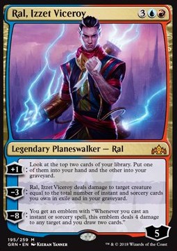 Ral, Izzet Viceroy - Guilds of Ravnica (Mythic) [GRN-195] Hover Image