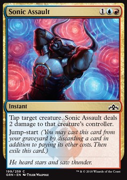 Sonic Assault - Guilds of Ravnica (Common) [GRN-199] Immagine principale del prodotto