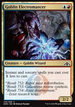 Goblin Electromancer - Guilds of Ravnica (Common) [GRN-174] Immagine principale del prodotto