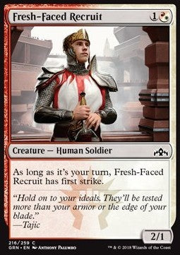 Fresh-Faced Recruit - Guilds of Ravnica (Common) [GRN-216] Immagine principale del prodotto
