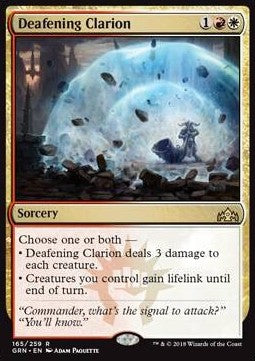 Deafening Clarion - Guilds of Ravnica (Rare) [GRN-165] Hover Image