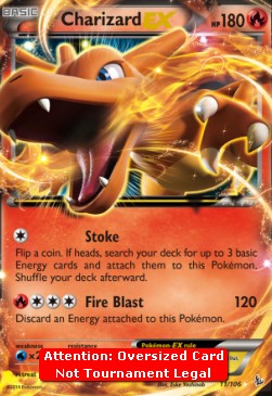 Charizard EX - Flashfire (Oversized) [FLF-11] Hauptbild