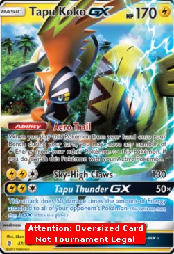Tapu Koko GX - Guardians Rising (Oversized) [GRI-47] Hover Image