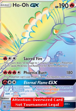 Ho-Oh GX - SM Black Star Promos (Oversized) [SM-80] Main image