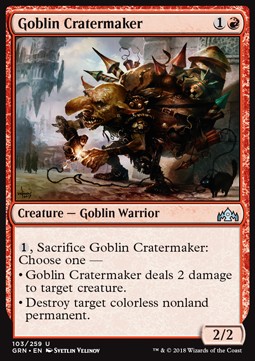 Goblin Cratermaker - Guilds of Ravnica (Uncommon) [GRN-103] Hauptbild