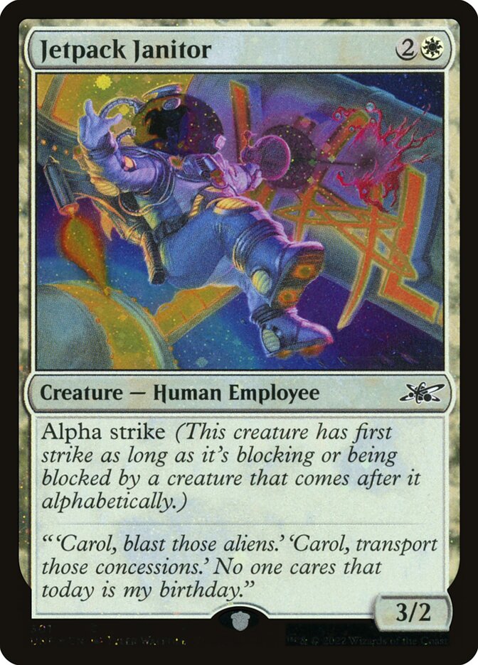 Magic-kaart Jetpack Janitor UNF-301 uit Unfinity (Common)