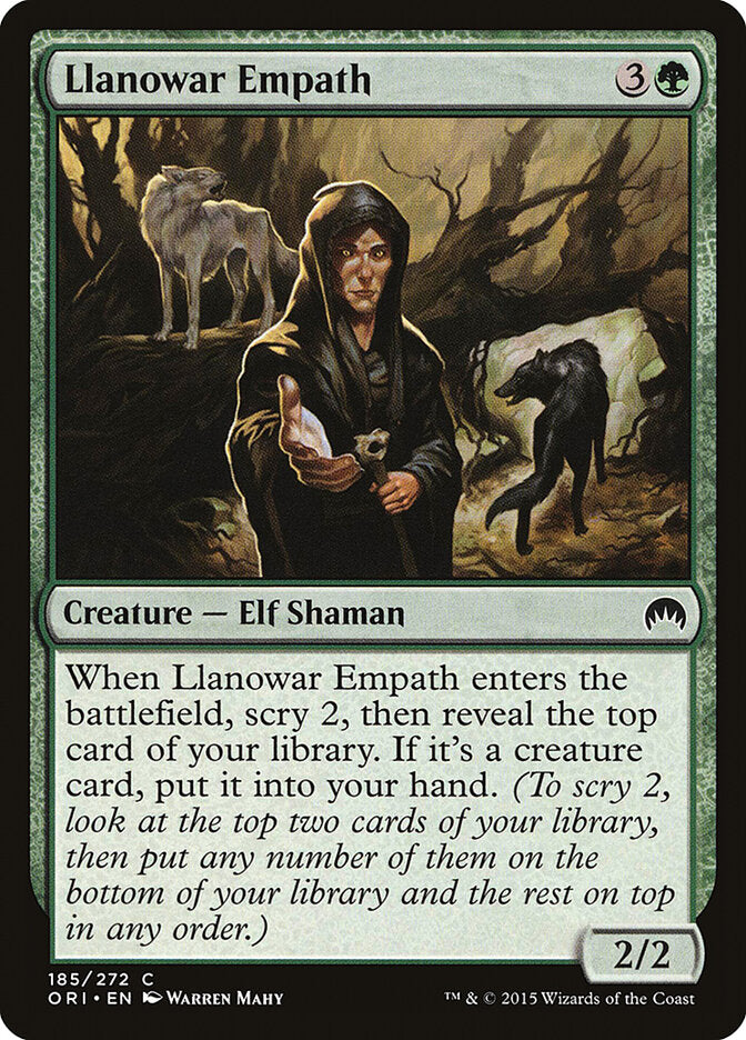 Llanowar Empath - Magic Origins (Common) [ORI-185] Image principale du produit
