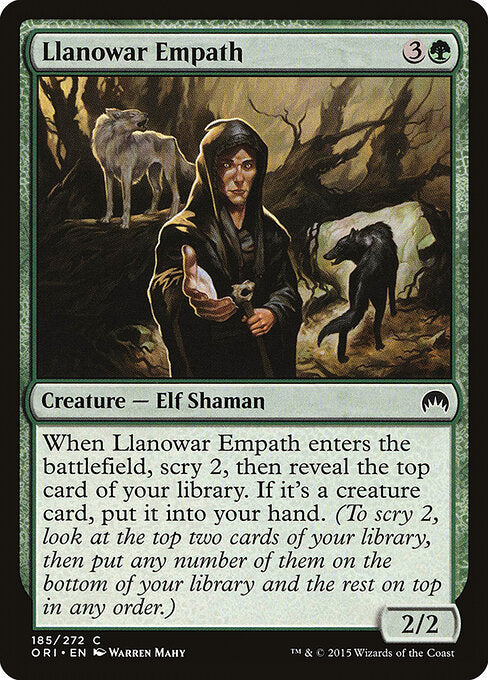 Llanowar Empath – Magic Origins (ORI-185) Magic: The Gathering card