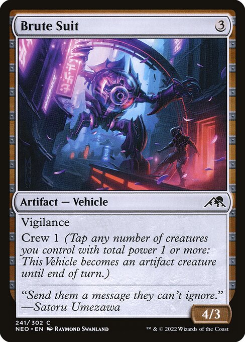 Brute Suit – Kamigawa: Neon Dynasty (NEO-241) Magic: The Gathering card | LC-REM-20260804-15909431443788-363cb43a-e358-4380-a42f-9b095ca522c6