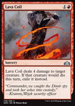 Lava Coil - Guilds of Ravnica (Uncommon) [GRN-108] Immagine principale del prodotto