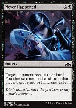 Never Happened - Guilds of Ravnica (Common) [GRN-80] Immagine principale del prodotto