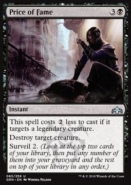 Price of Fame - Guilds of Ravnica (Uncommon) [GRN-83] Hauptbild