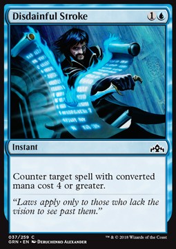 Disdainful Stroke - Guilds of Ravnica (Common) [GRN-37]