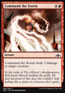 Command the Storm - Guilds of Ravnica (Common) [GRN-94] Imagen principal del producto