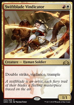 Swiftblade Vindicator - Guilds of Ravnica (Rare) [GRN-203] Hover Image