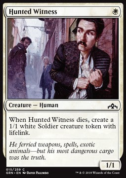 Hunted Witness - Guilds of Ravnica (Common) [GRN-15] Immagine principale del prodotto