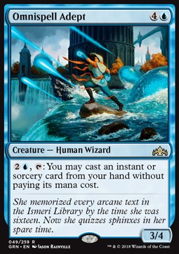 Omnispell Adept - Guilds of Ravnica (Rare) [GRN-49] Image principale du produit