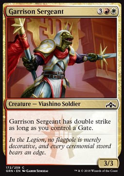 Garrison Sergeant - Guilds of Ravnica (Common) [GRN-172] Immagine principale del prodotto