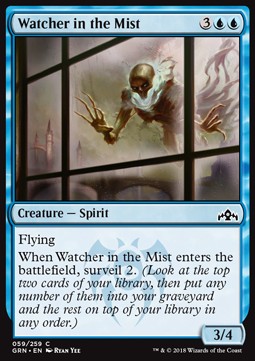 Watcher in the Mist - Guilds of Ravnica (Common) [GRN-59] Hover Image