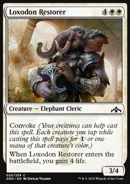 Loxodon Restorer - Guilds of Ravnica (Common) [GRN-20] Main image