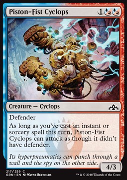 Piston-Fist Cyclops - Guilds of Ravnica (Common) [GRN-217] Hauptbild