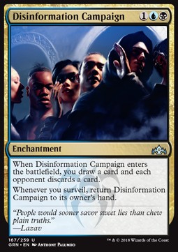 Disinformation Campaign - Guilds of Ravnica (Uncommon) [GRN-167] Image principale du produit