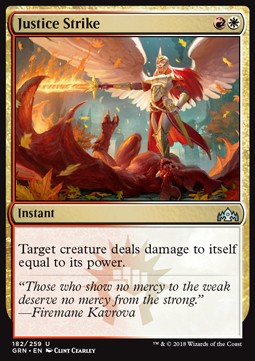 Justice Strike - Guilds of Ravnica (Uncommon) [GRN-182] Immagine principale del prodotto