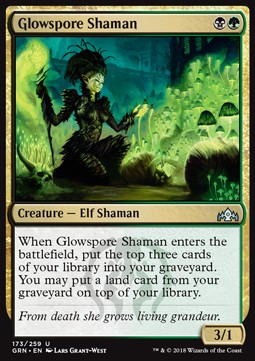 Glowspore Shaman - Guilds of Ravnica (Uncommon) [GRN-173] Immagine principale del prodotto