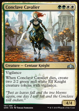 Conclave Cavalier - Guilds of Ravnica (Uncommon) [GRN-161] Hover Image