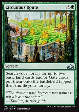 Circuitous Route - Guilds of Ravnica (Uncommon) [GRN-125] Imagen principal del producto
