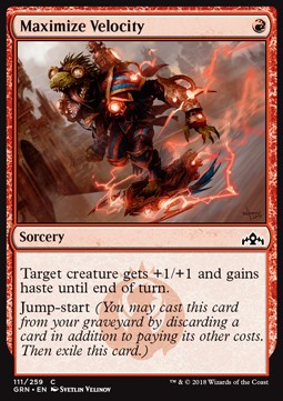 Maximize Velocity - Guilds of Ravnica (Common) [GRN-111] Immagine principale del prodotto